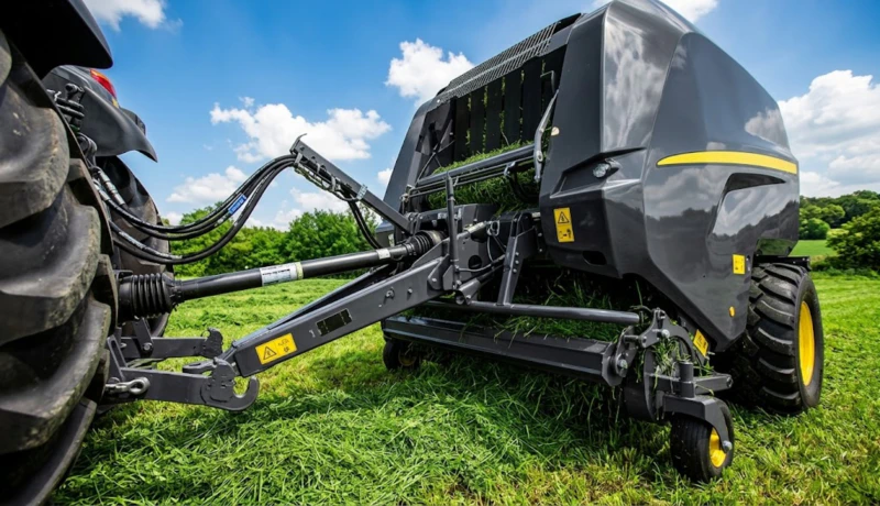 Agricultural PTO drive shaft application scenarios — high-torque driveline connection for the EP-9YDM-1.4 direct-cut cotton stalk baler