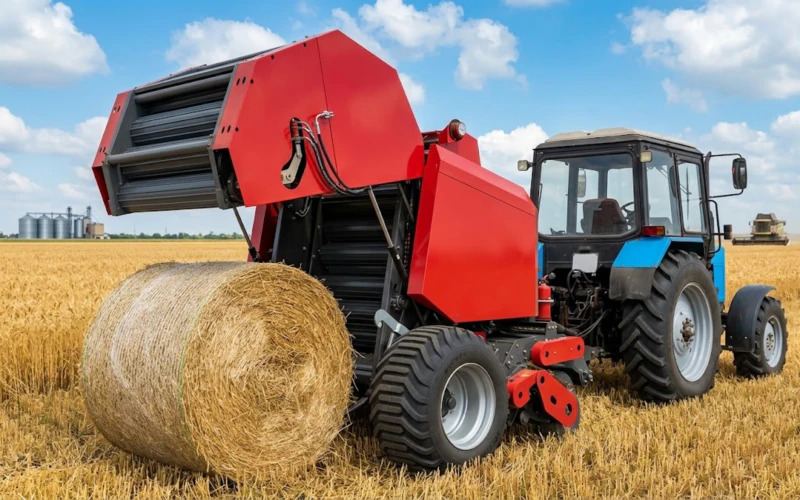 Application scenarios of the EP-9YG-2.2 round baler — alfalfa, wheat straw, corn stover, silage grass, biomass, forage export