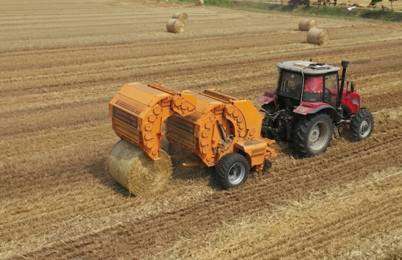 Application scenarios of the EP-9YDM-1.4 cotton stalk baler — large cotton farm direct-cut baling, corn silage, biomass energy supply
