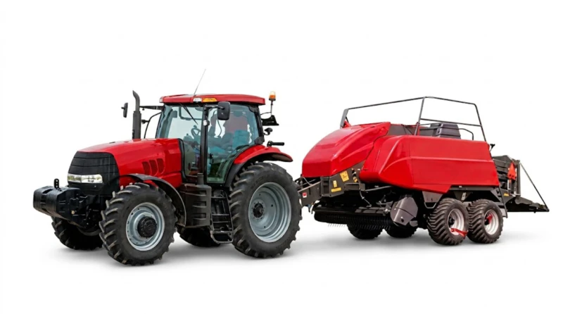 EP-9YFQ-2290XD Large Square Baler — commercial high-capacity square baler with NT03 touch screen, 6 double knotters and 1,200x875 mm bale format