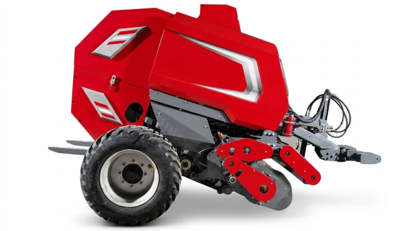 EP-9YG-2.2 Round Baler — large-diameter net-wrap trailed round baler for alfalfa, wheat straw, corn stover and silage grass