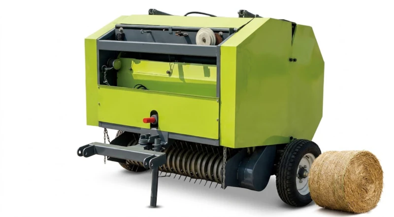 EP-9YQ-1250 Round Baler — compact rope-wrap small round baler for small farms, paddy fields and low-power tractors