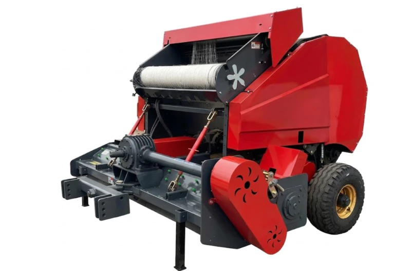 EP-9YQ-2300 Round Baler — wide-pickup dual-feed net-wrap trailed round baler for wheat straw, alfalfa, corn stover and large-farm forage operations