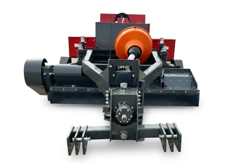 EP-9YF-2200S Square Bundle Baler front view — hammer-claw crushing pickup trailed baler for corn stover, wheat straw and cotton stalk
